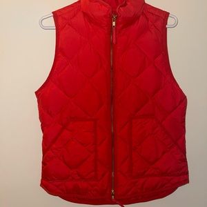 J. Crew burnt orange vest, Small